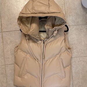 TCEC Tan Puffer Vest